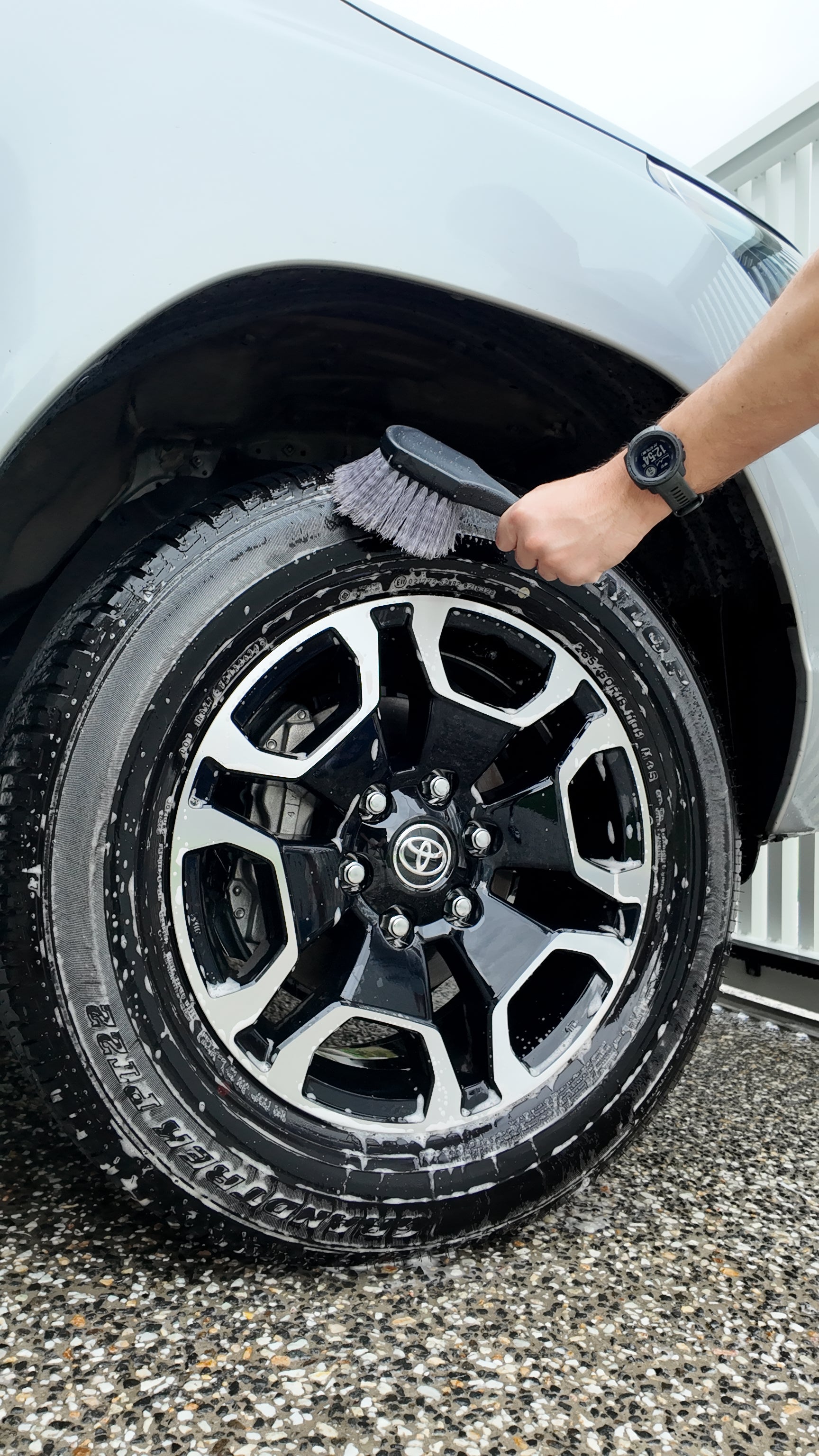 Soft Bristle Tyre Brush